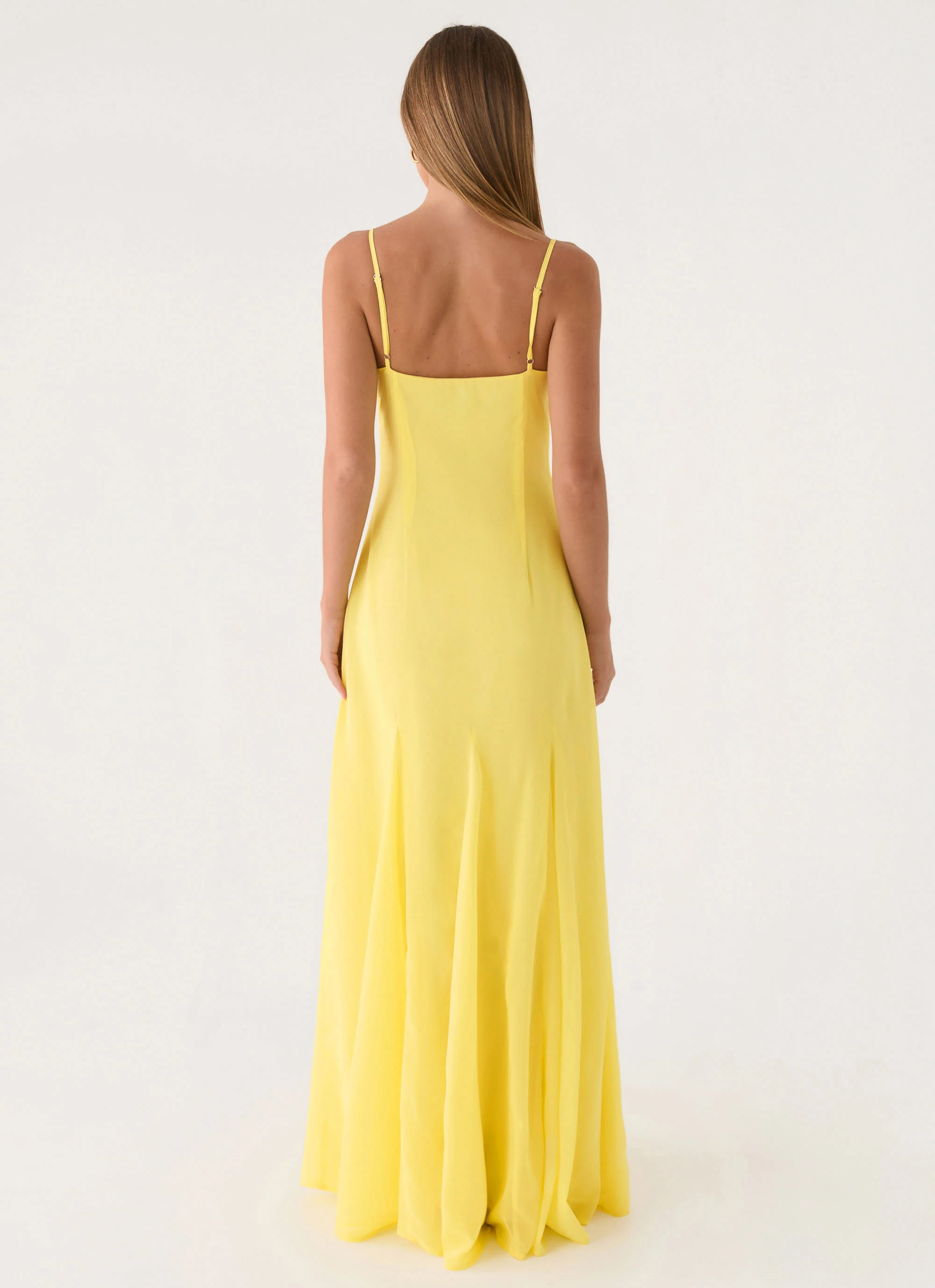 Carlin Maxi Dress - Bright Lemon - Image 3