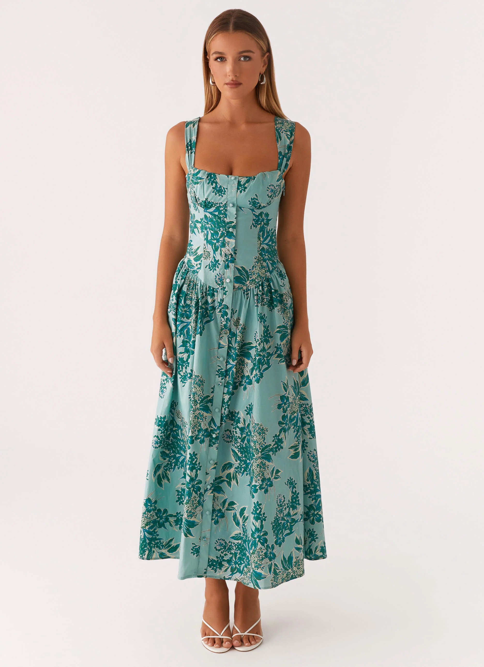 Emmalina Midi Dress - Cloud Nine Floral - Image 2