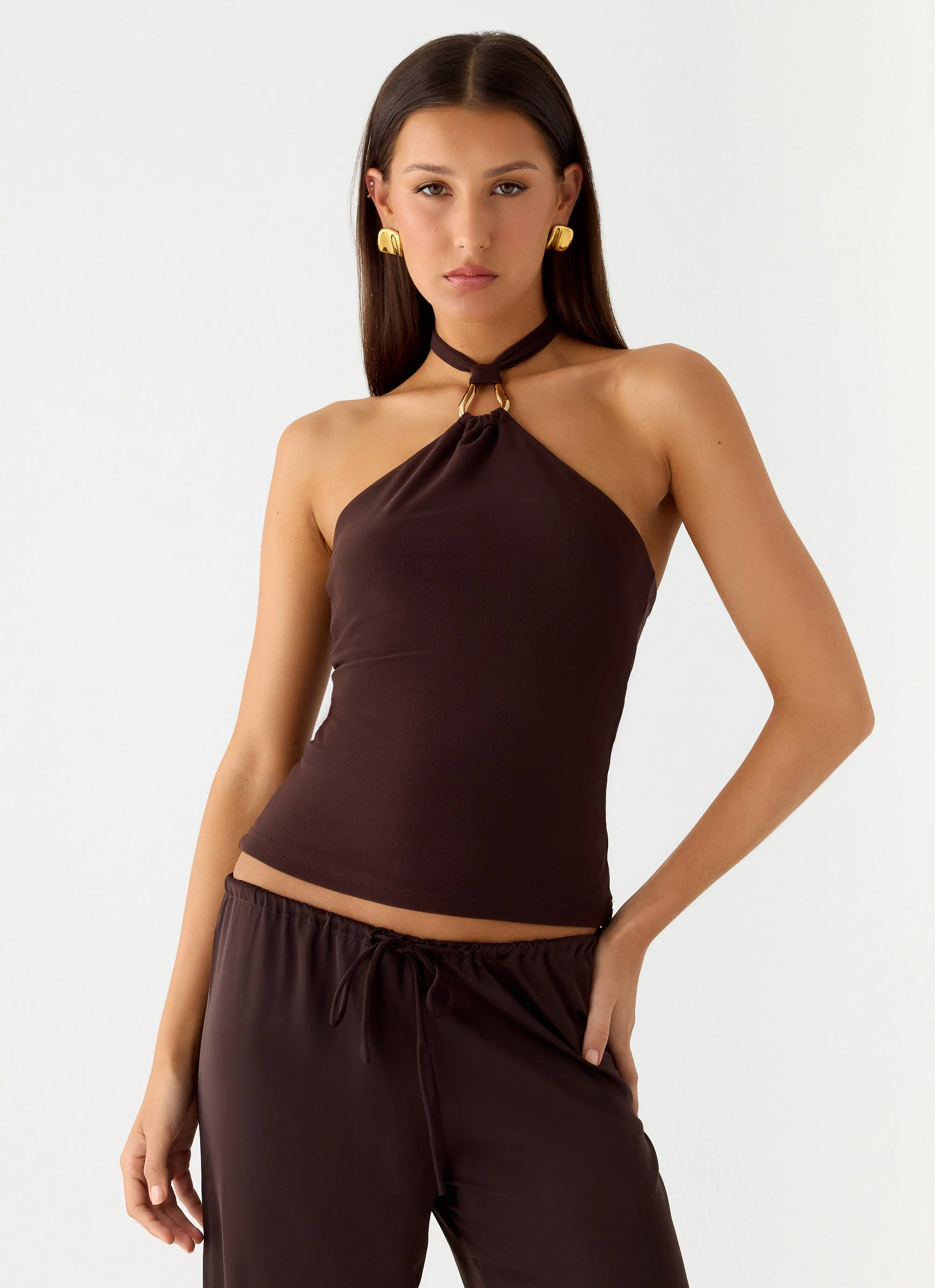 Henrietta Top - Chocolate