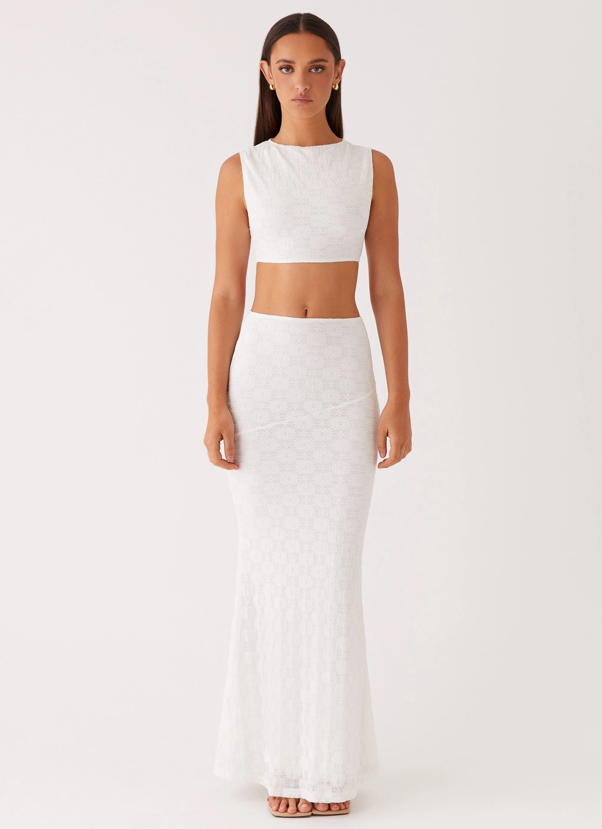 Issey Maxi Skirt - White - Image 2