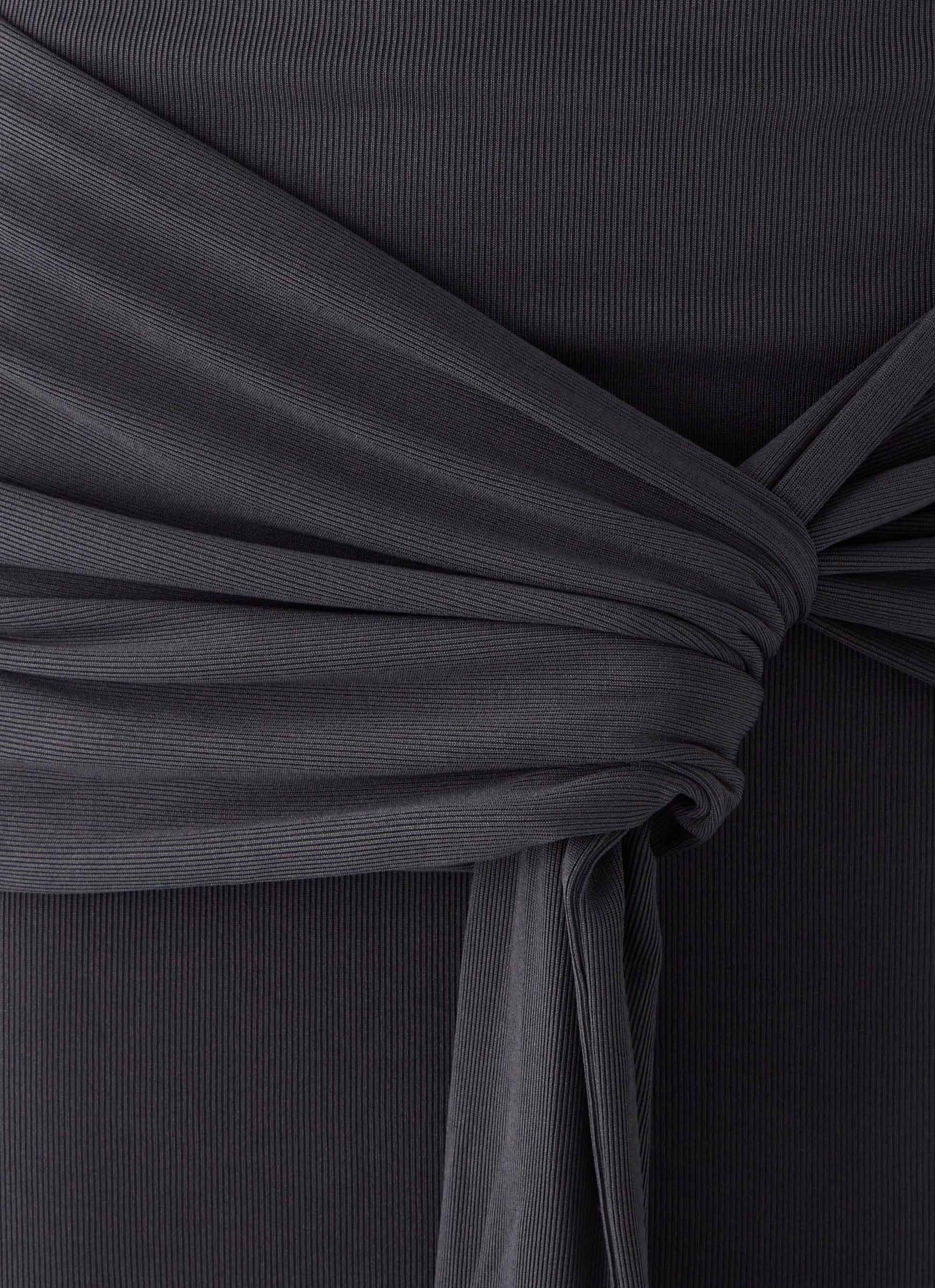 Jiliana Strapless Mini Dress - Charcoal - Image 7