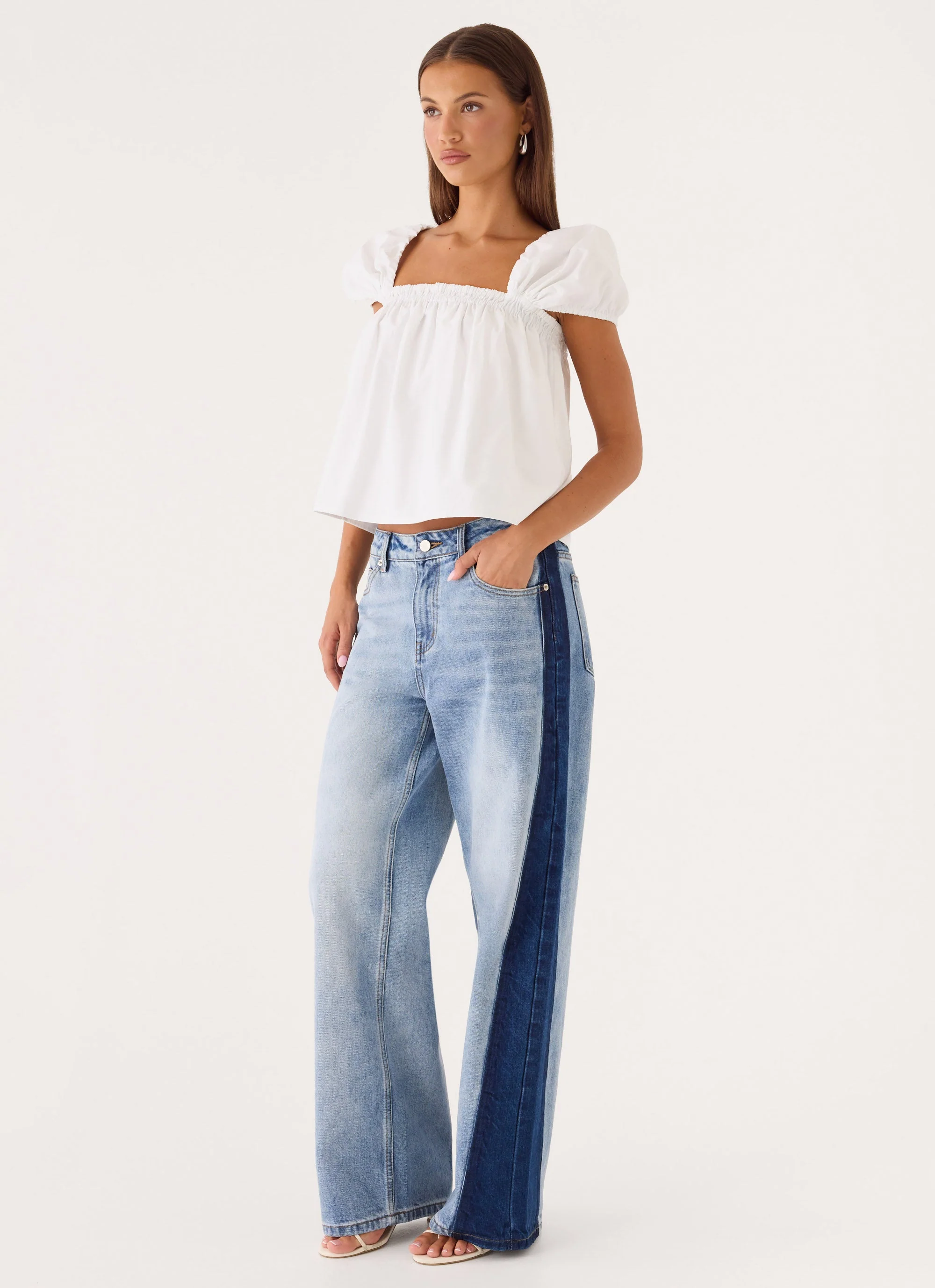 Lawrence Denim Jeans - Washed Blue - Image 5