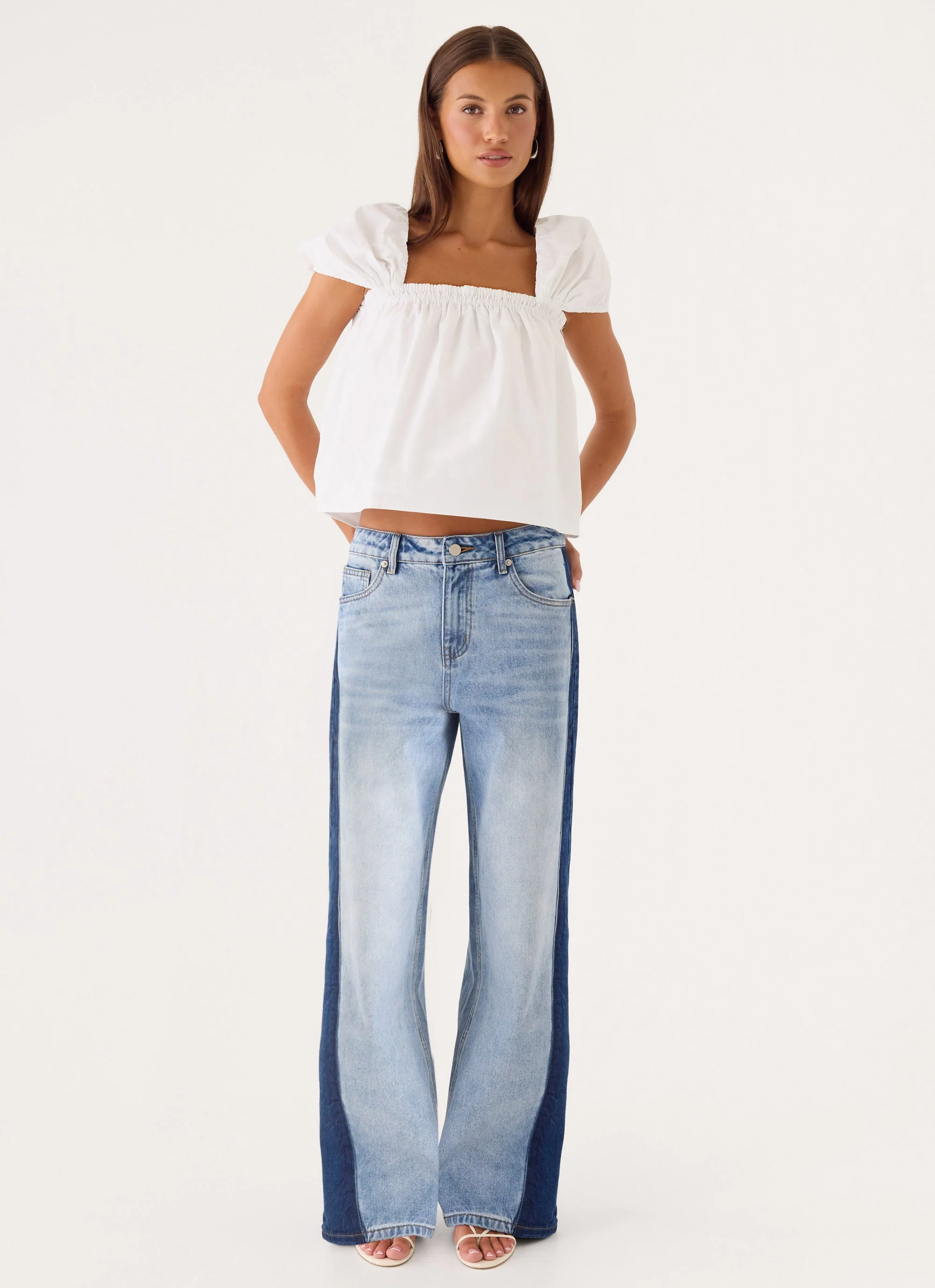 Lawrence Denim Jeans - Washed Blue - Image 7