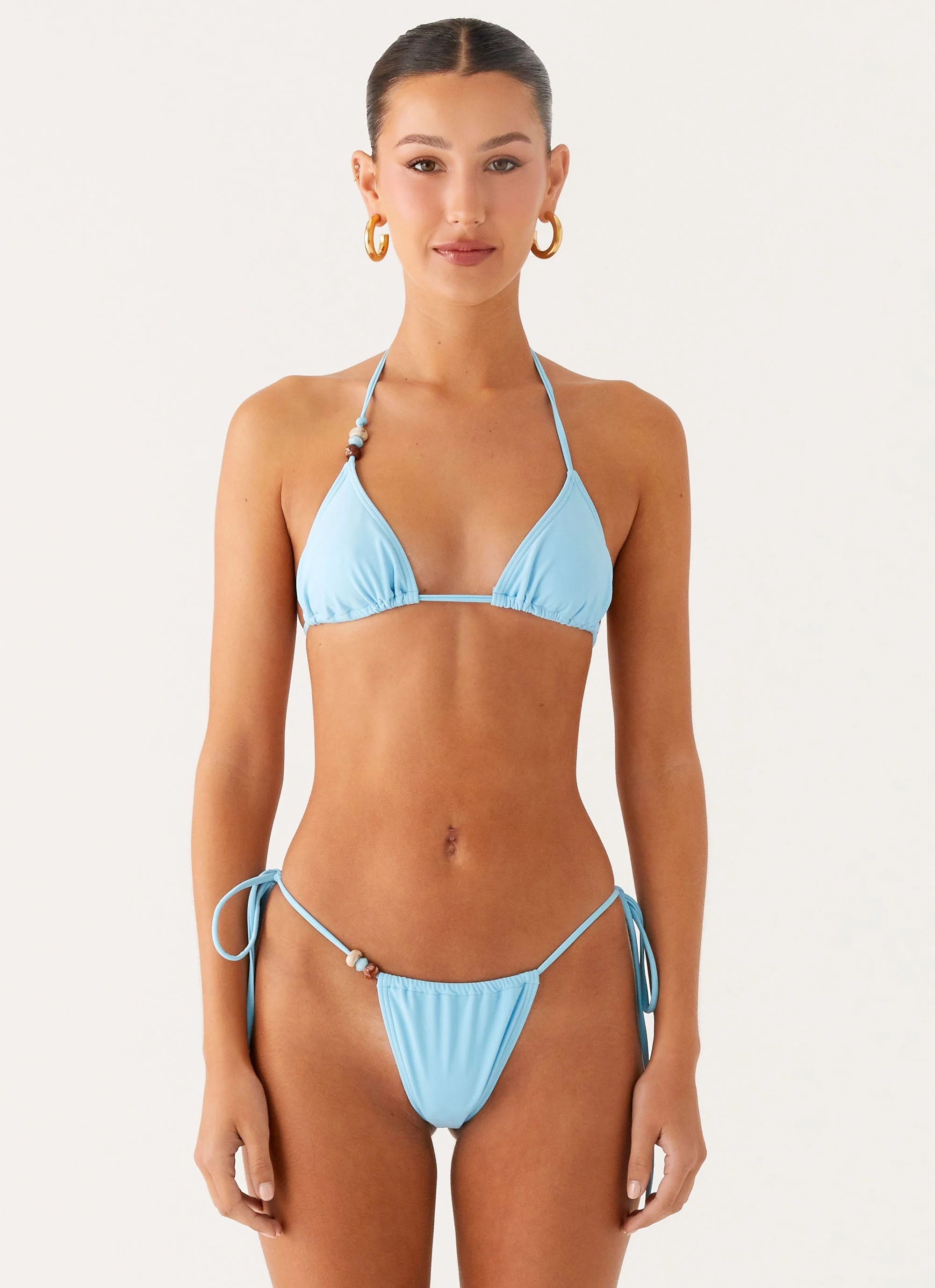 Liona Bead Bikini Bottoms - Turquoise - Image 5