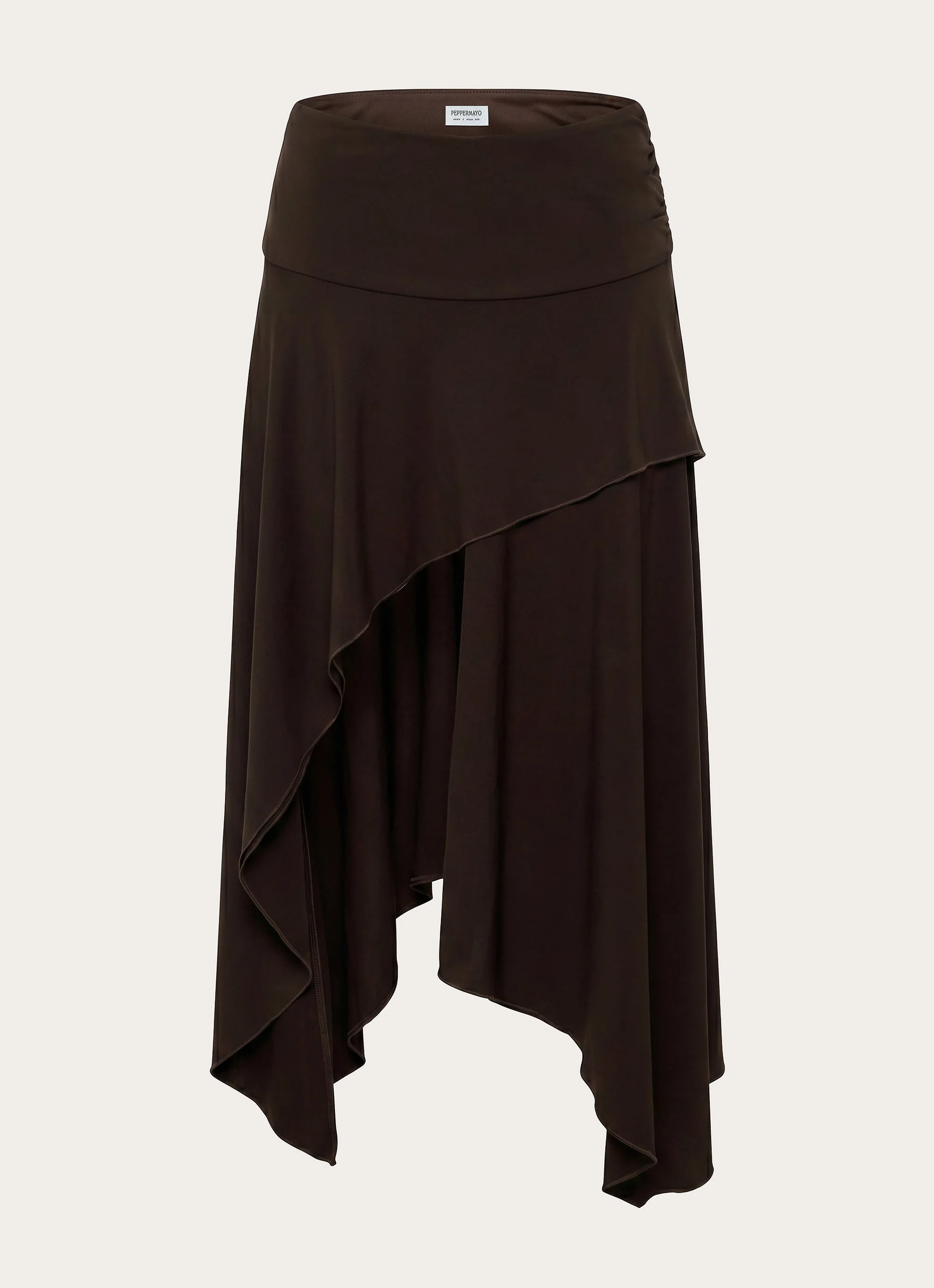 Lycia Midi Skirt - Chocolate - Image 3