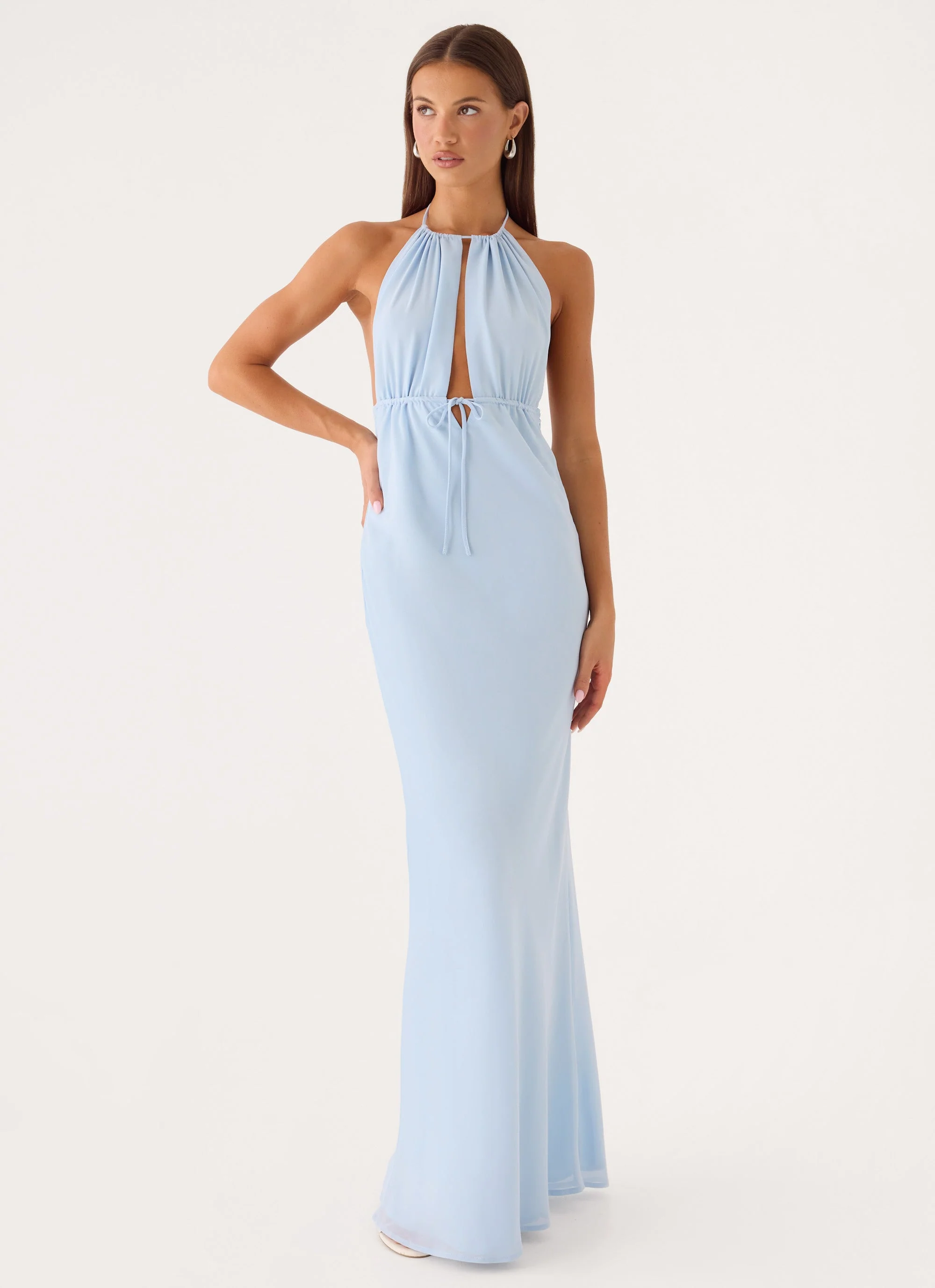 Mariana Maxi Dress - Soft Blue - Image 7
