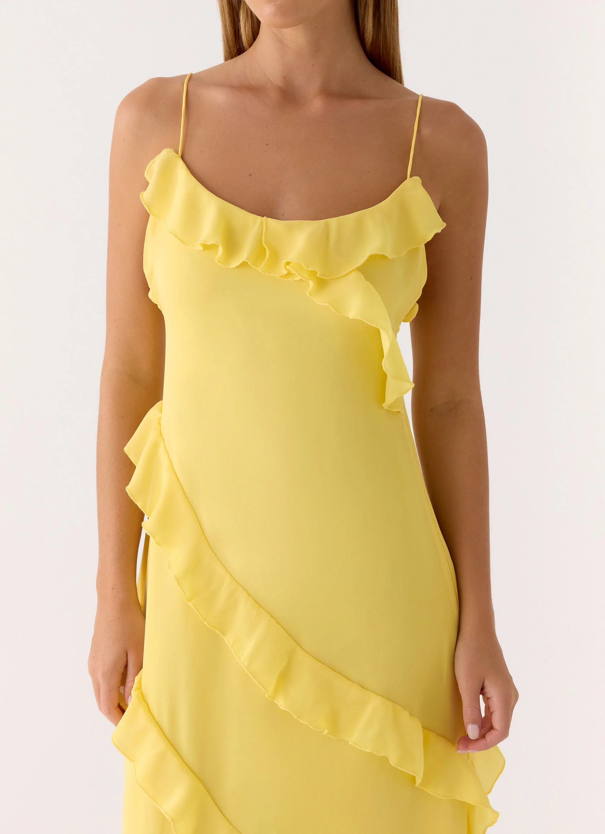 Mishal Maxi Dress - Bright Lemon - Image 5