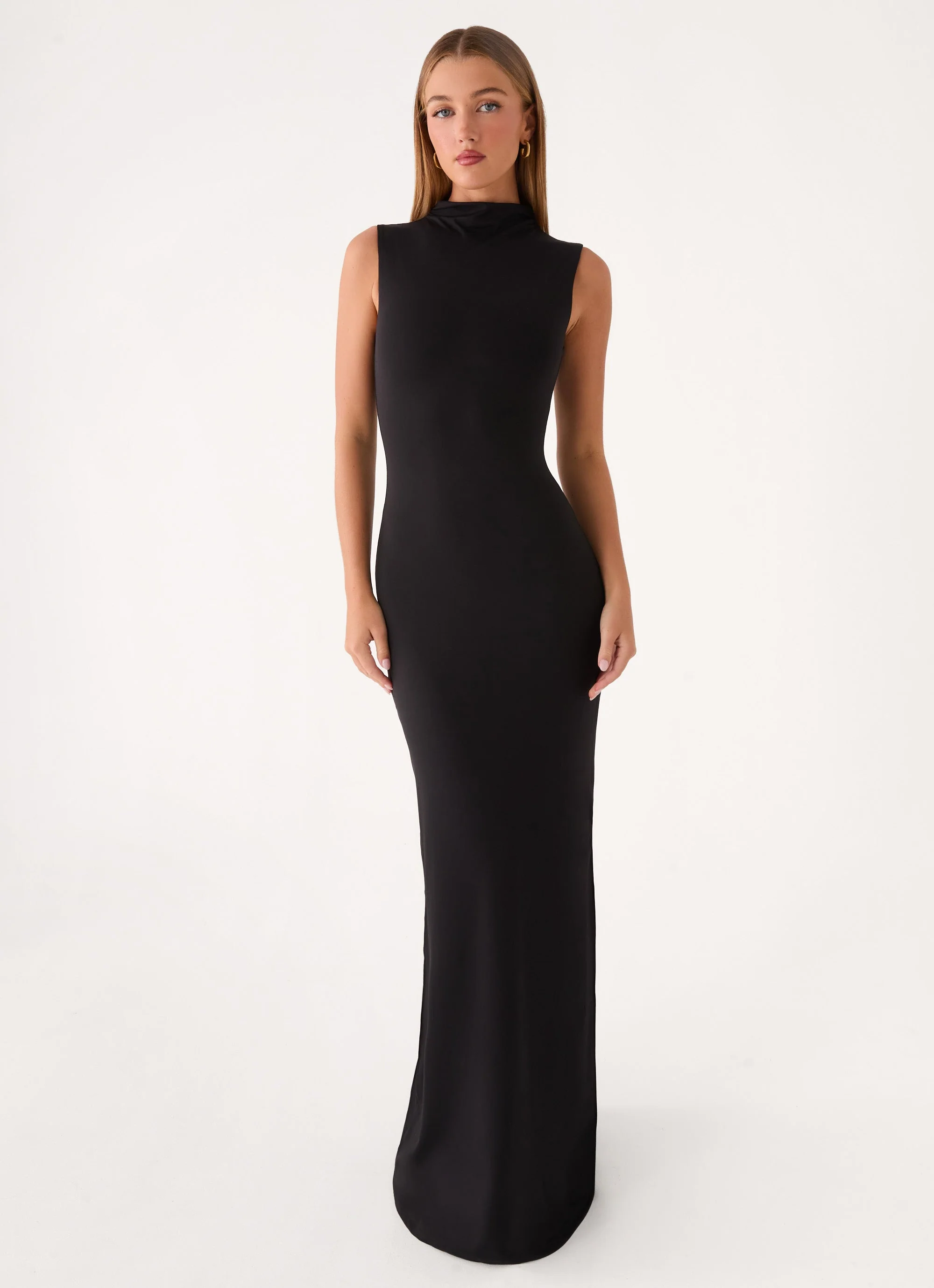 On My Time Maxi Dress - Black - Image 6