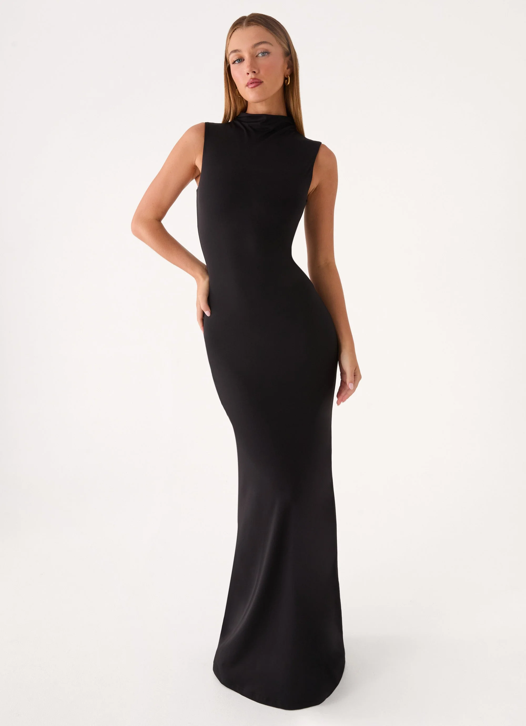 On My Time Maxi Dress - Black - Image 7