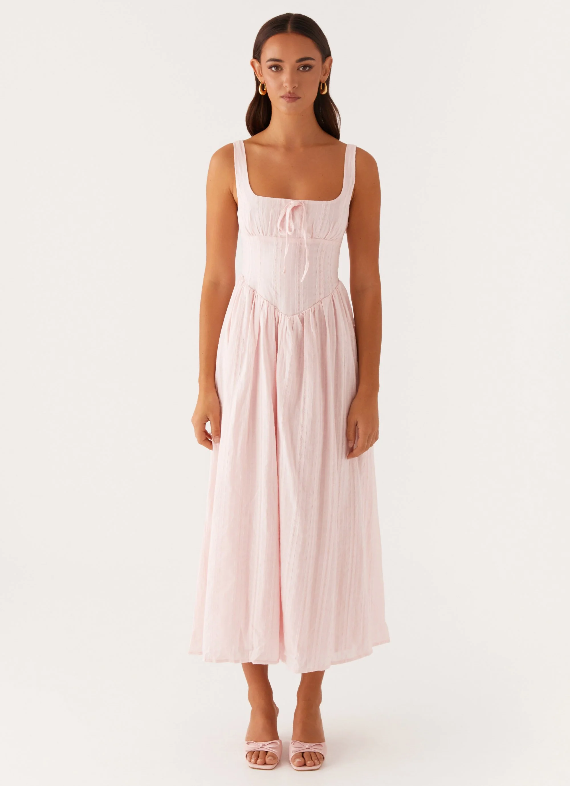 Pascuelle Midi Dress - Pink - Image 2