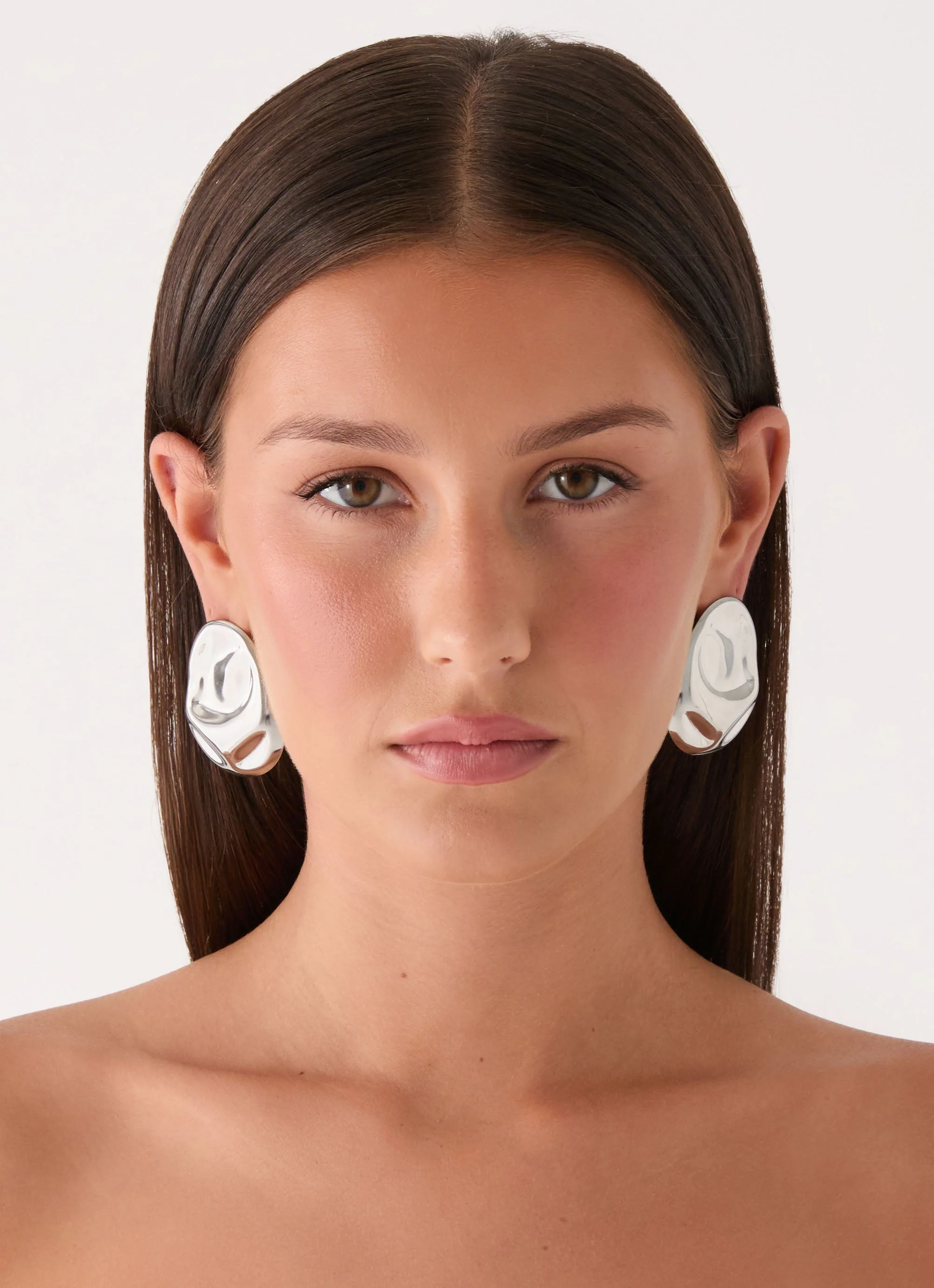 Silver Siren Earrings - Silver - Image 2