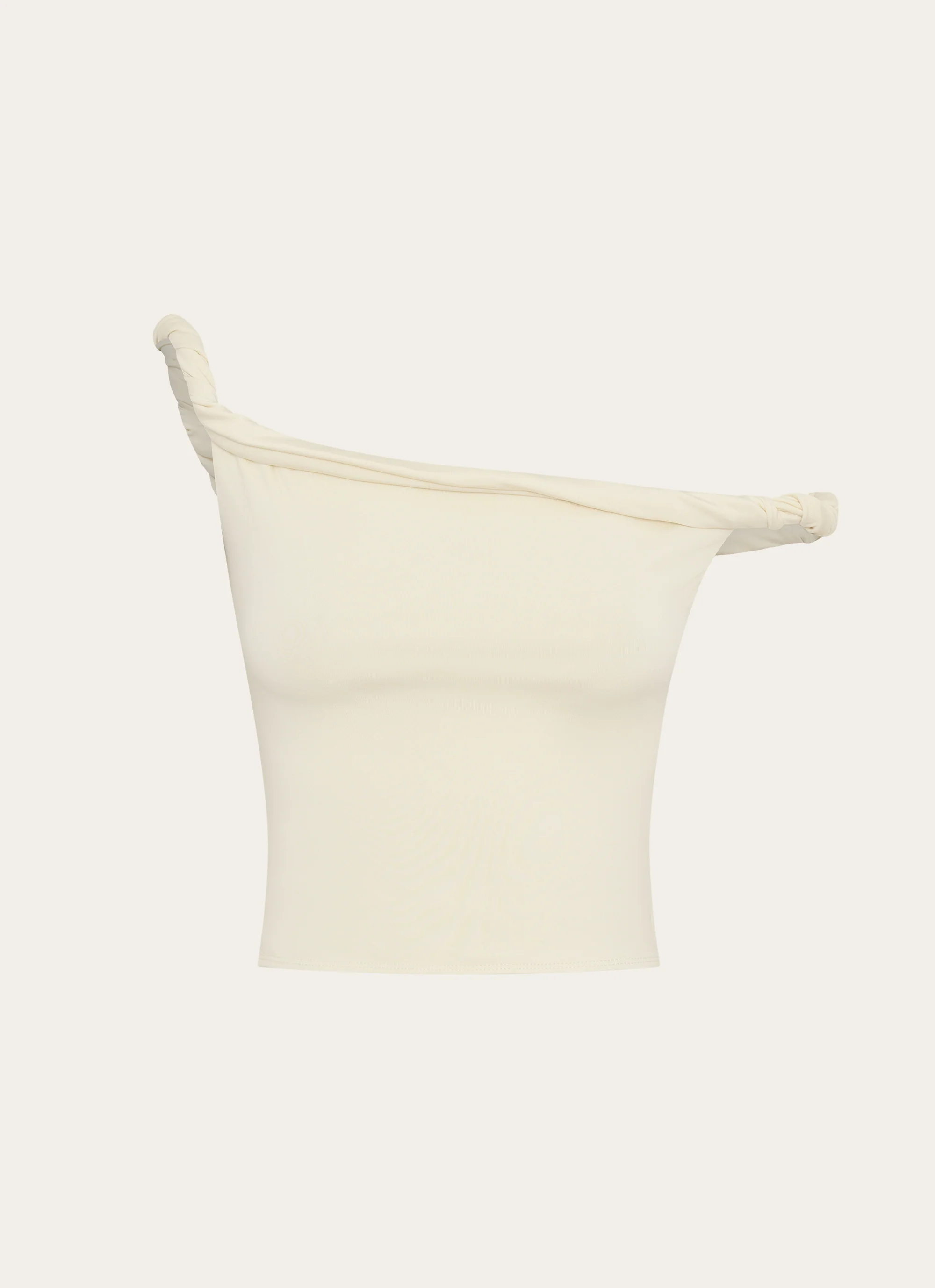 Solace Soul Twist Shoulder Top - Yellow - Image 2