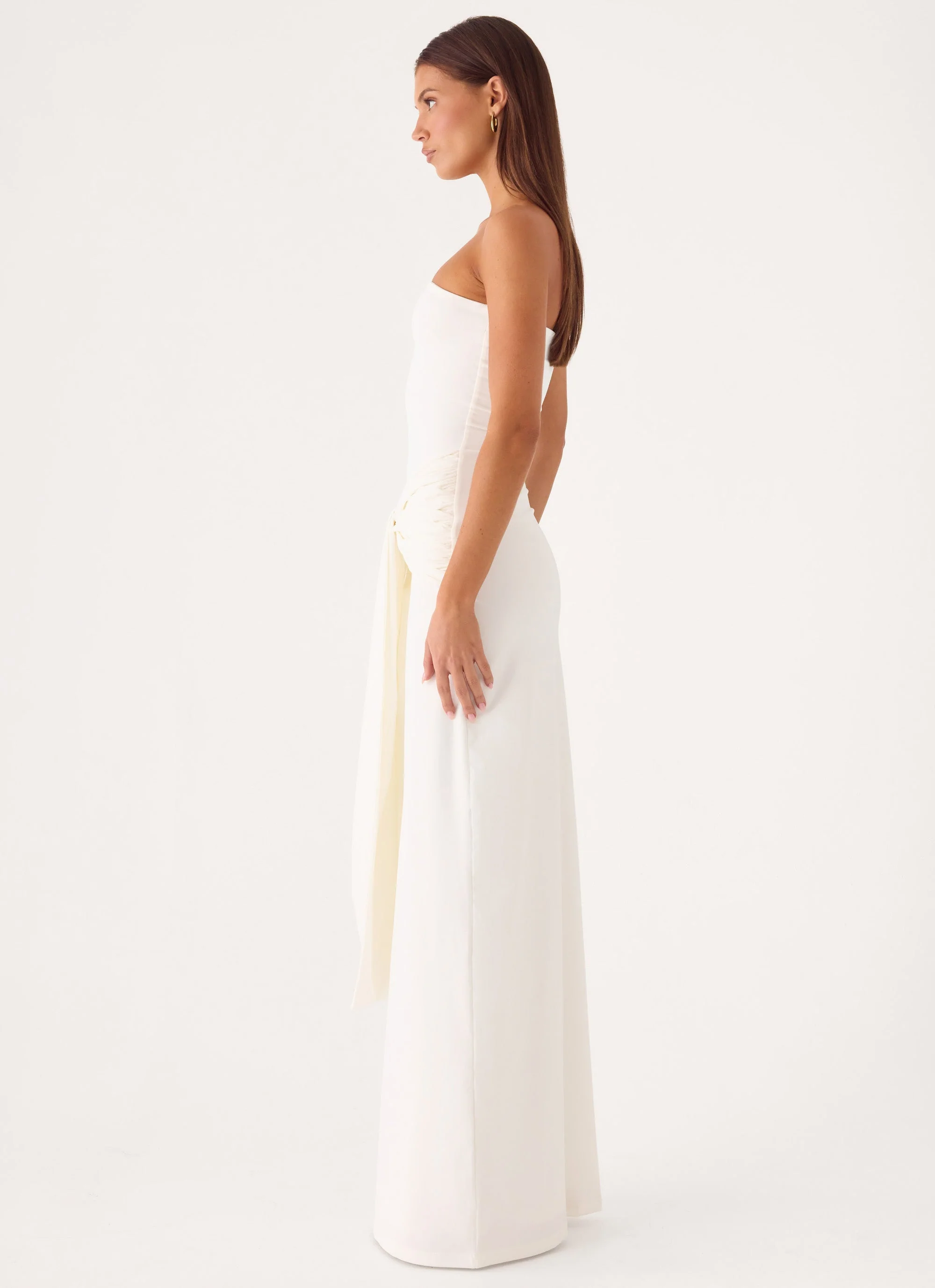 Stole My Heart Maxi Dress - White - Image 3