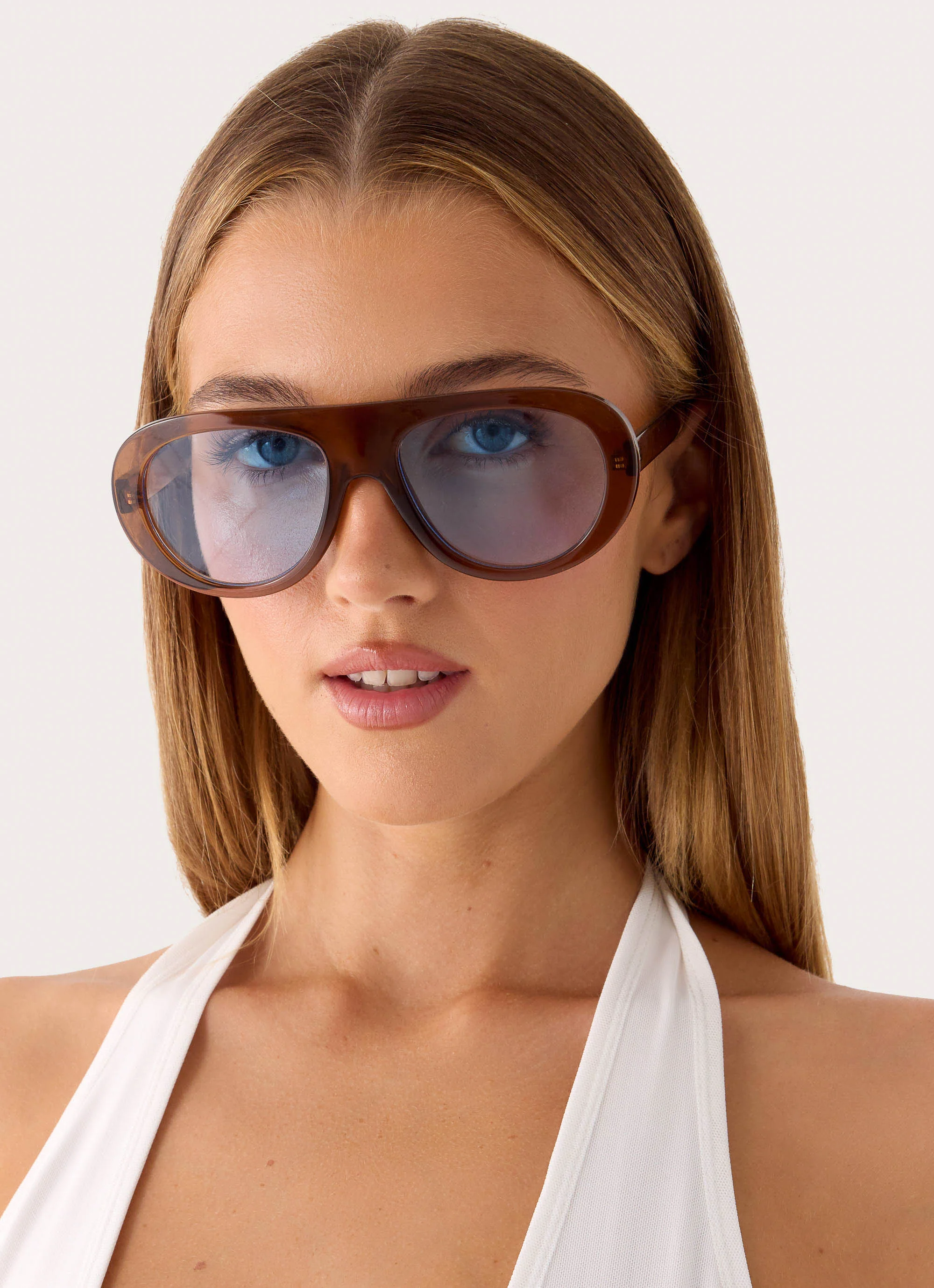 Sunburn Shades Sunglasses - Brown - Image 2