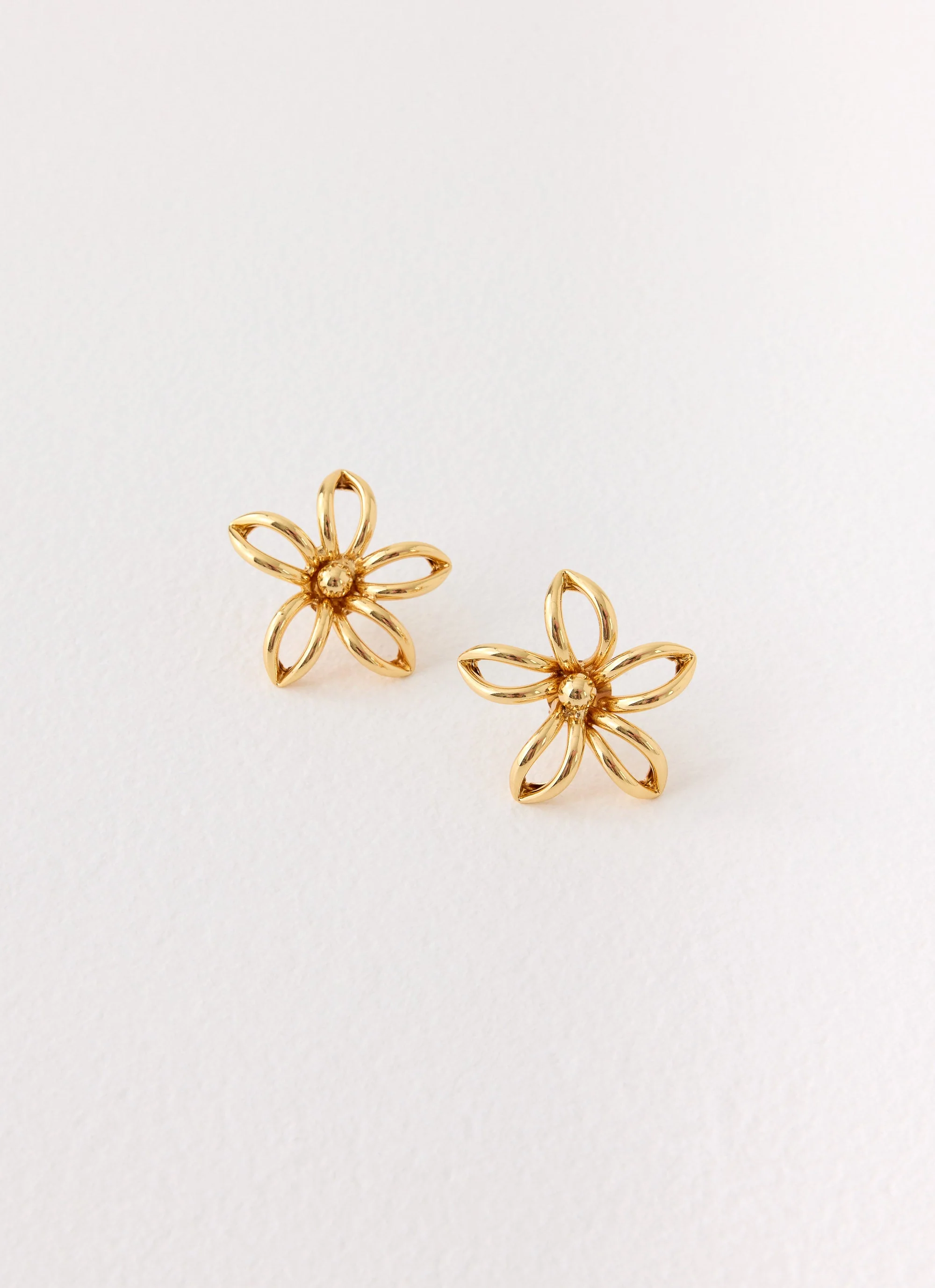 Sunpetal Earrings - Gold