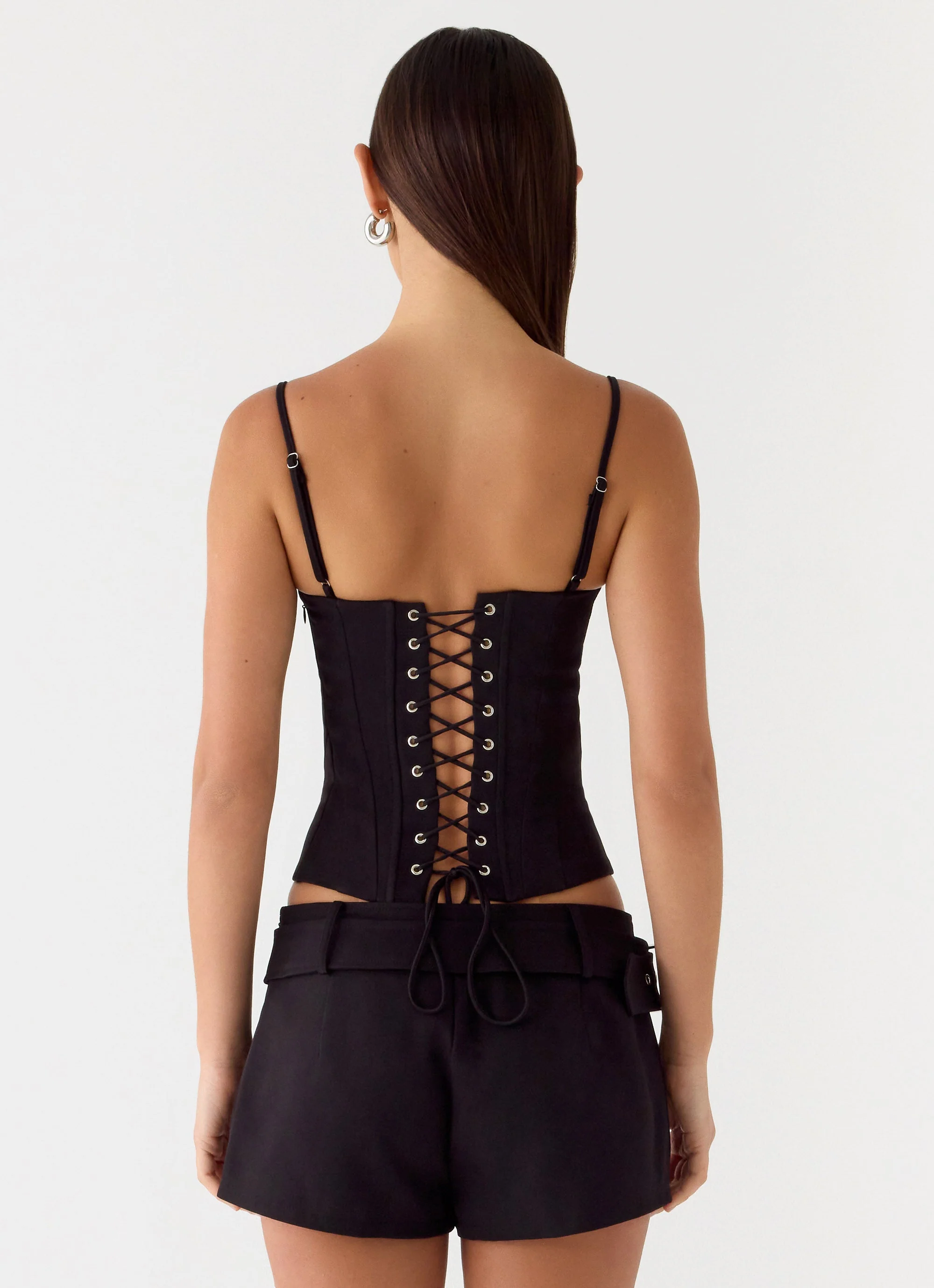 Tayana Corset Top - Black - Image 7